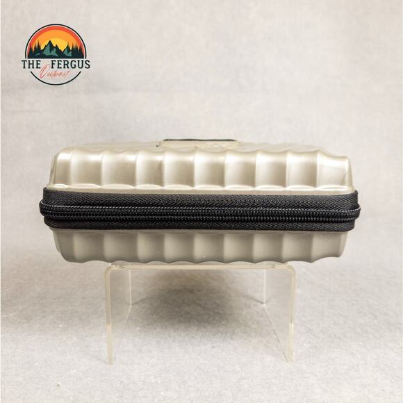 TUMI For Delta Amenity Travel Bag Hard Shell Toiletry Kit Case Gray With Mask - Picture 10 of 13